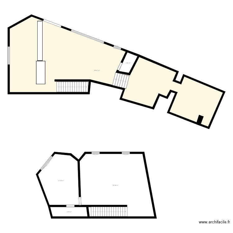 O NEWS SEVRAN. Plan de 5 pièces et 206 m2