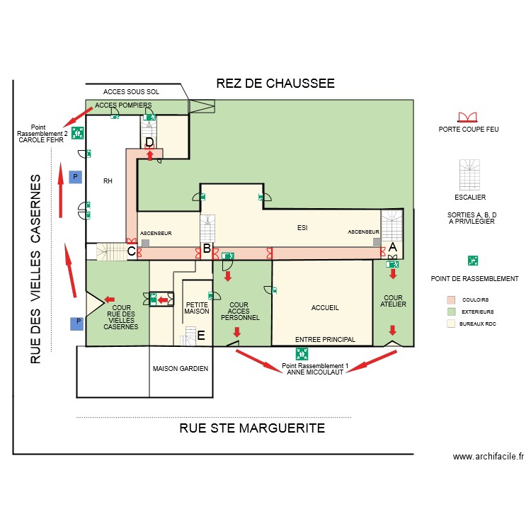 DDFIP EVACUATION 2. Plan de 0 pièce et 0 m2