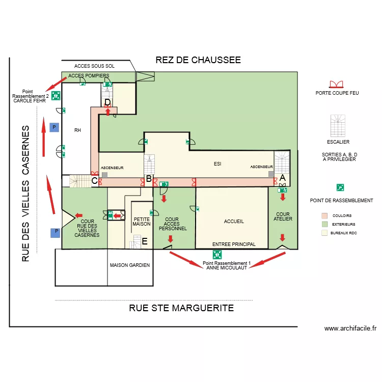 DDFIP EVACUATION 2. Plan de 