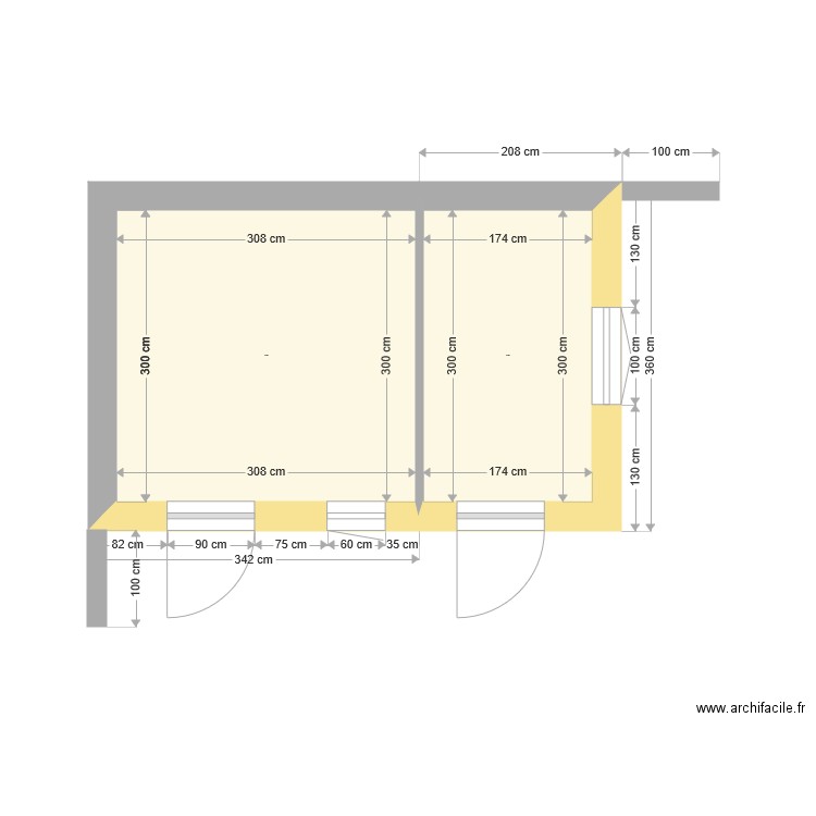 chaletplan8. Plan de 0 pièce et 0 m2