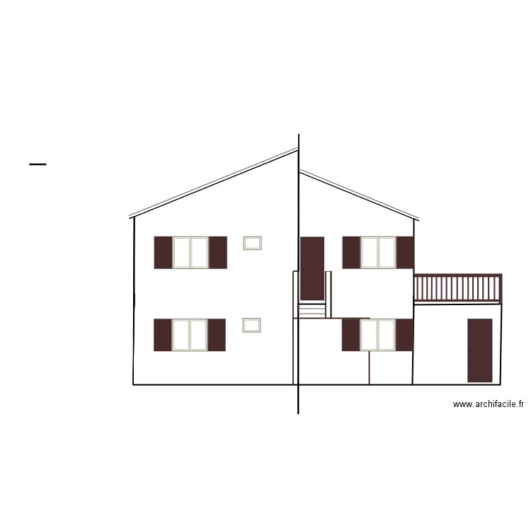 facade 3. Plan de 0 pièce et 0 m2