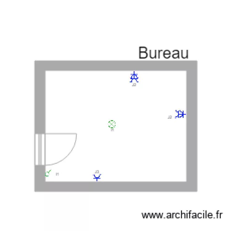 Loom - Ecurie - Bureau. Plan de 