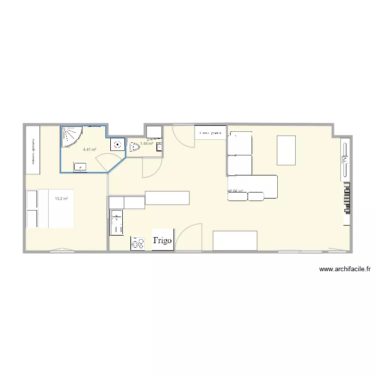 Plan A 103  echelle 2. Plan de 