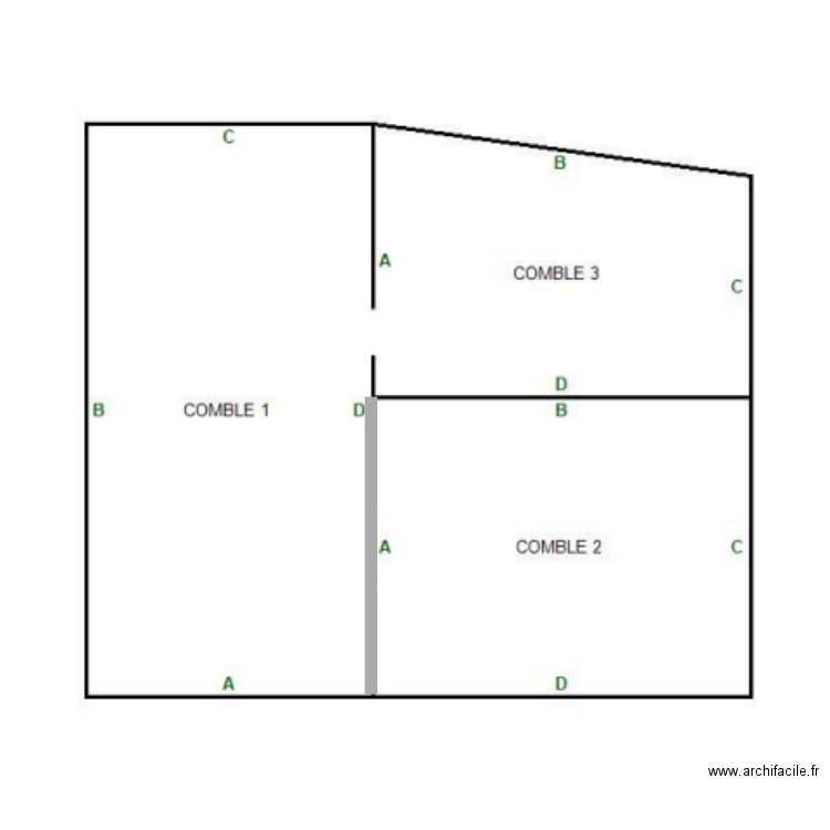 plan originel étage. Plan de 0 pièce et 0 m2