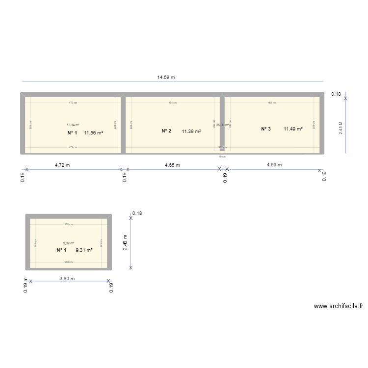 4 SETS ROLLER DOORS. Plan de 0 pièce et 0 m2