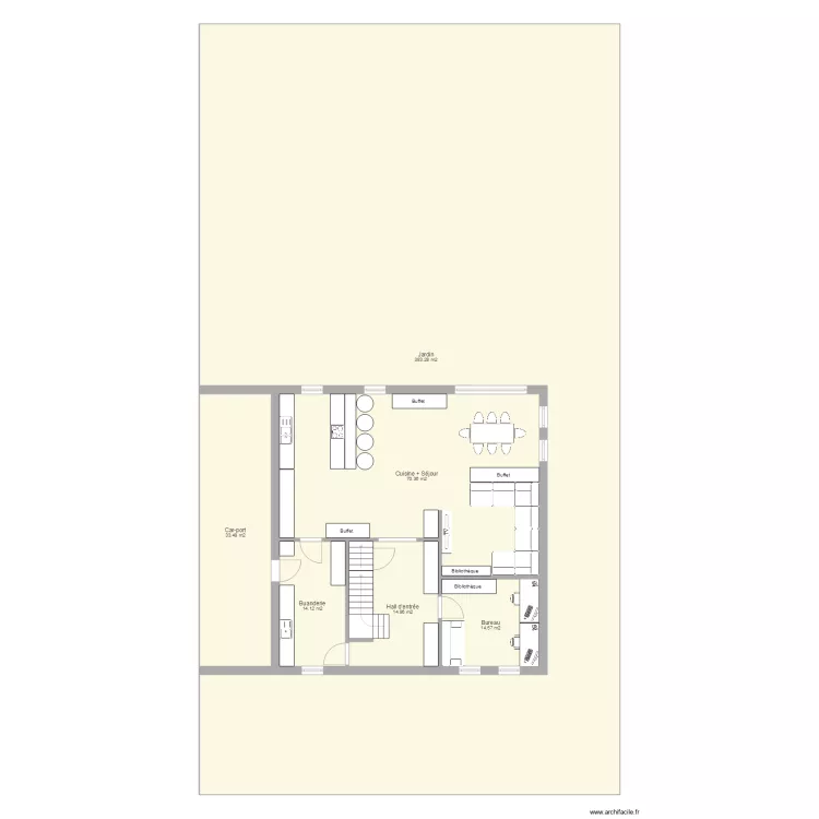 Maison RDC 5. Plan de 