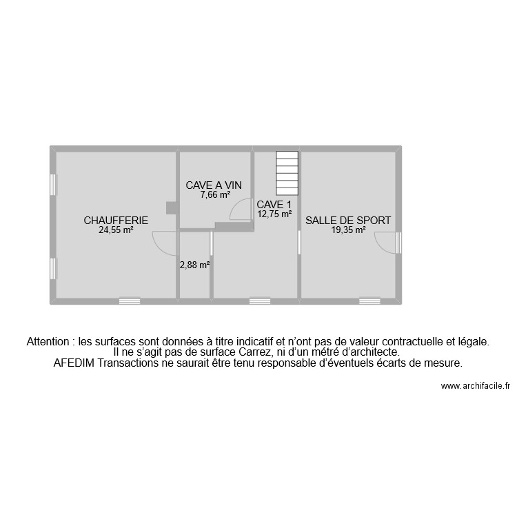 BI 10928 SOUS SOL 2. Plan de 0 pièce et 0 m2