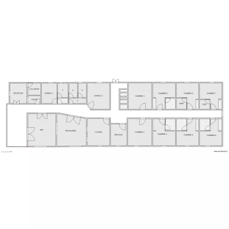 HOTEL NDONOU. Plan de HOTEL NDONOU. Plan de