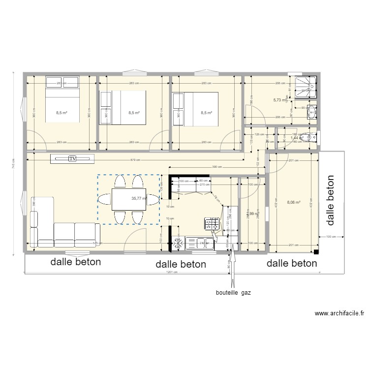 mada8a. Plan de 0 pièce et 0 m2