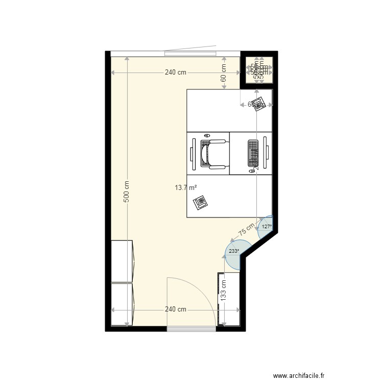 Bureau DSI 222 3. Plan de 0 pièce et 0 m2