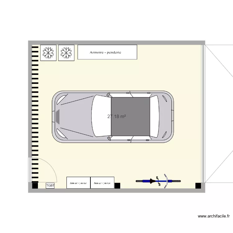 GARAGE. Plan de GARAGE. Plan de