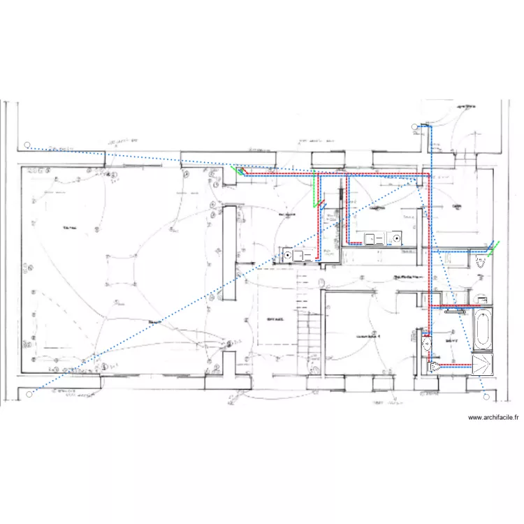 liberato &eacute;tage. Plan de 