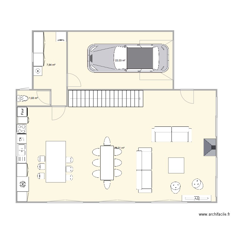 CHALET REEL. Plan de 0 pièce et 0 m2