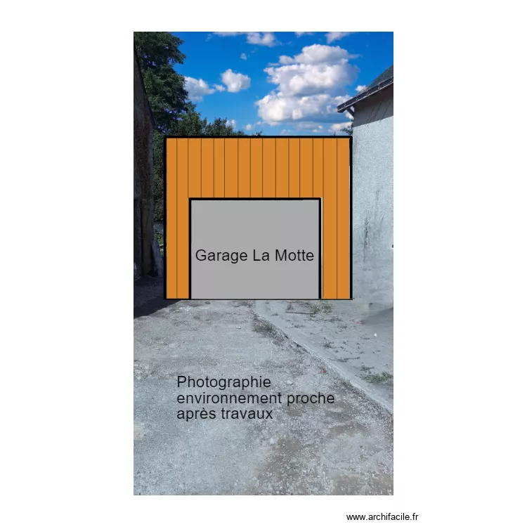 Garage la motte 8. Plan de 