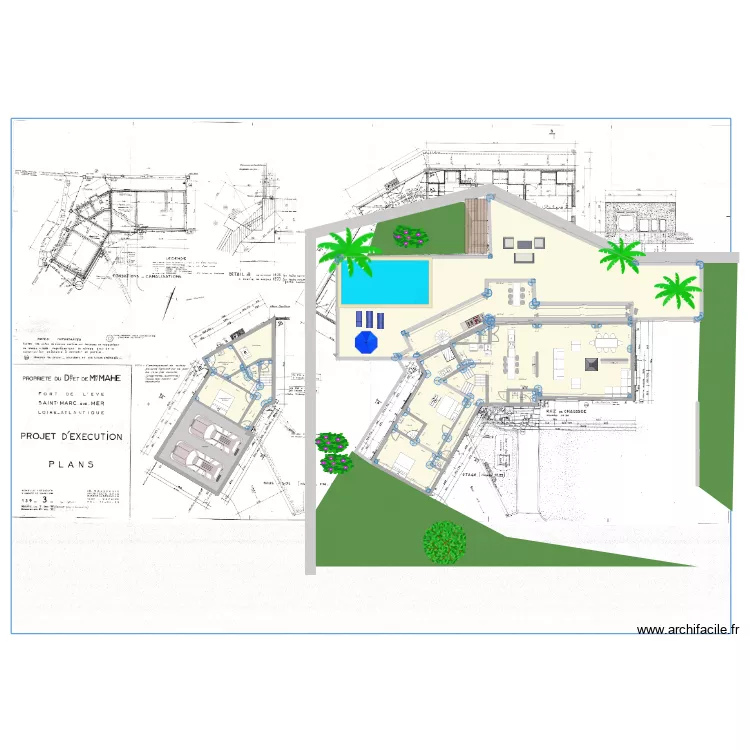 projet terrasse v2. Plan de 