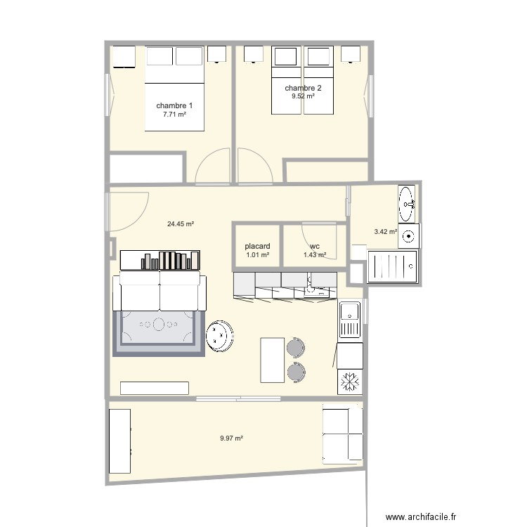 GRAU AGDE DUCA 5. Plan de 0 pièce et 0 m2