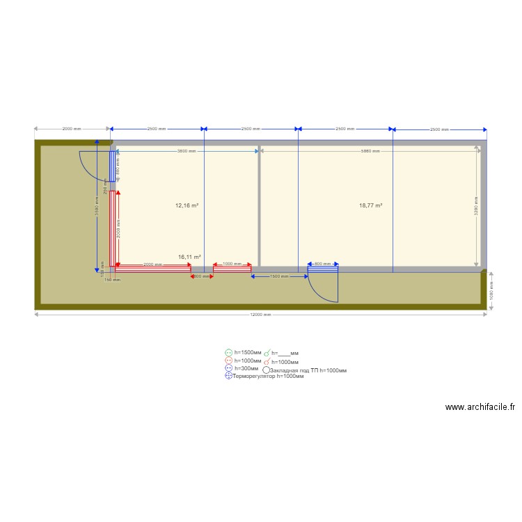 3 5 10. Plan de 0 pièce et 0 m2