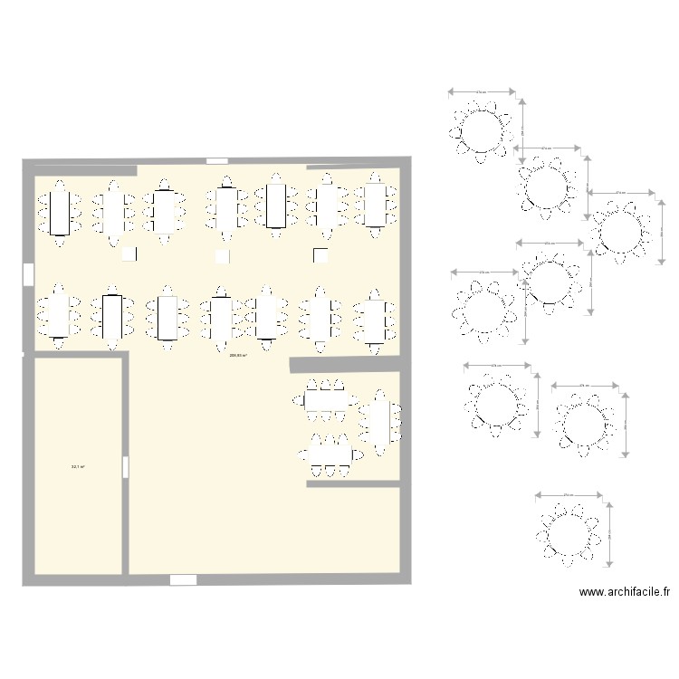 Grange mariage plan 3    112pers. Plan de 0 pièce et 0 m2