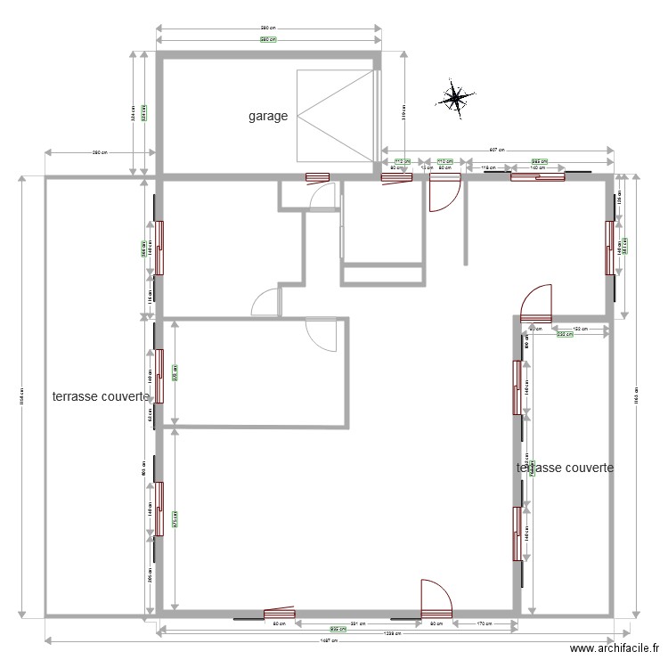 Licq origine. Plan de 0 pièce et 0 m2