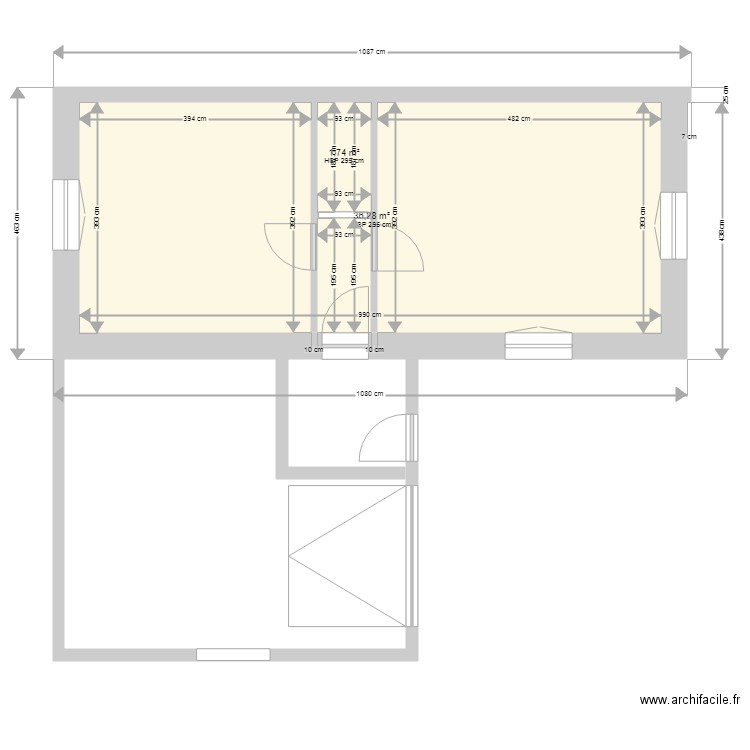 rez ce chaussée. Plan de 0 pièce et 0 m2