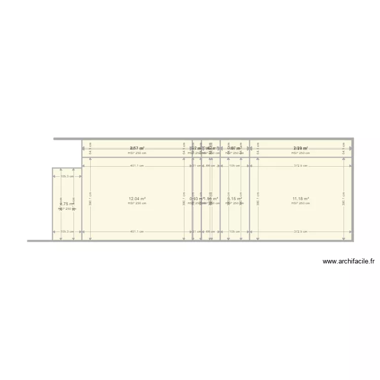 la coquette. Plan de 