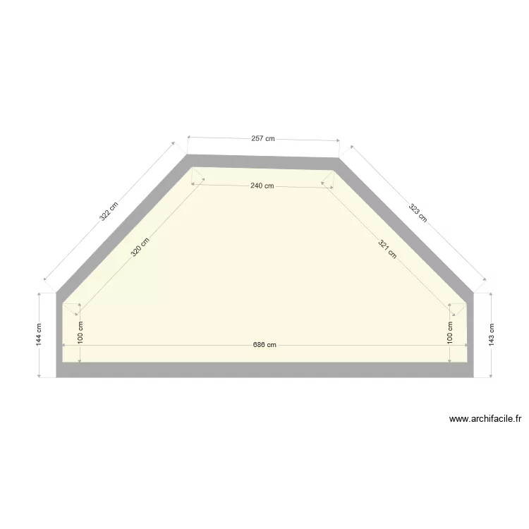 pignon combles. Plan de pignon combles. Plan de