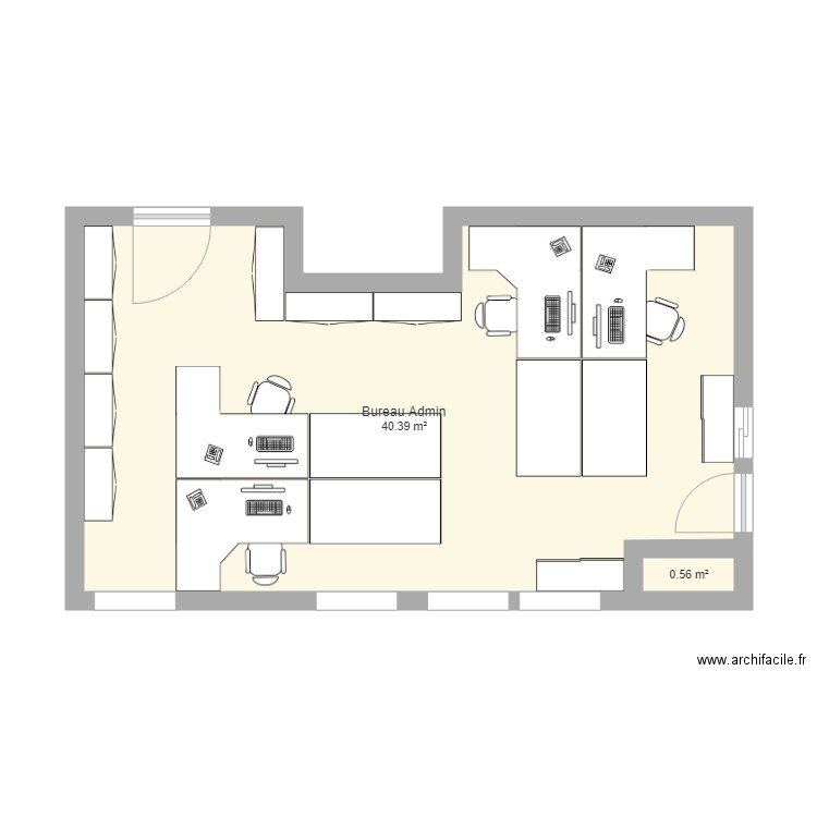 Burreau VEOLIA. Plan de 0 pièce et 0 m2