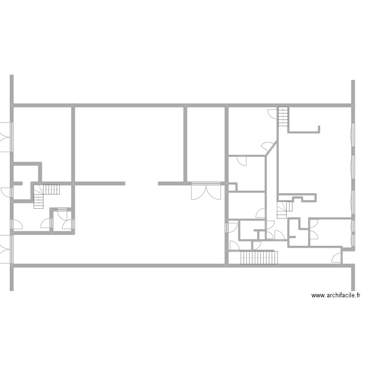 VIDAL 2. Plan de 14 pièces et 364 m2