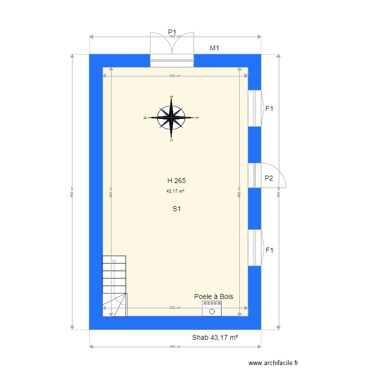 Plan Lecercle. Plan de 0 pièce et 0 m2