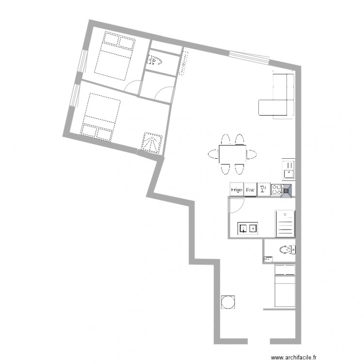 le lioran 3. Plan de 0 pièce et 0 m2