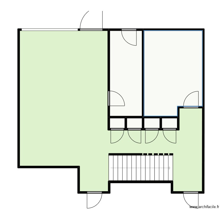 LUBERON_1. Plan de 7 pièces et 76 m2