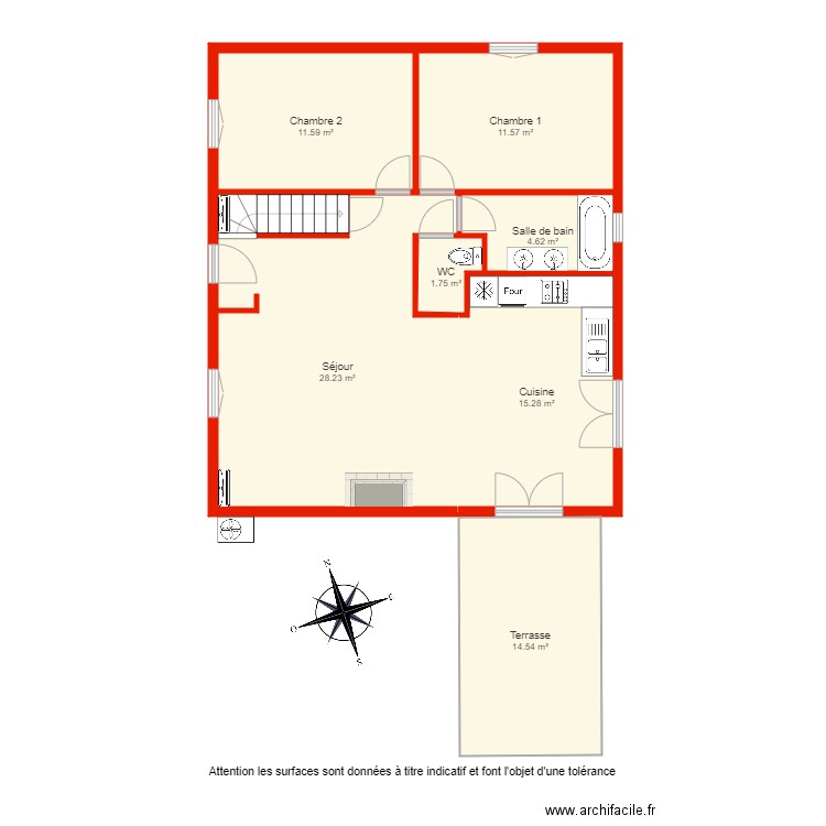 BI 4196 rdc non côté. Plan de 0 pièce et 0 m2