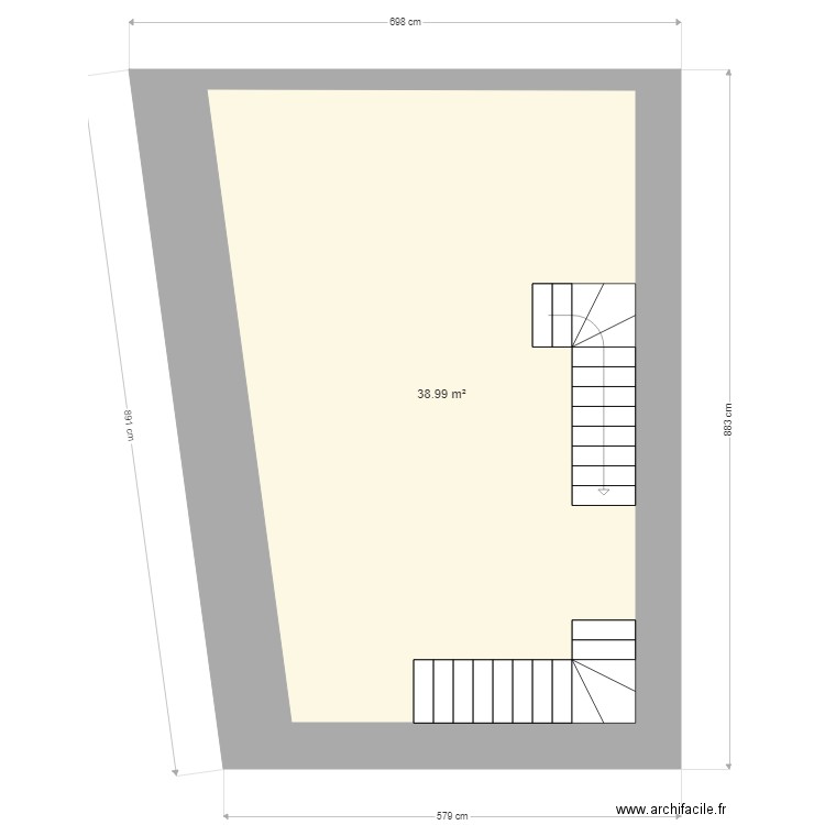 Gouvieux 1er étage. Plan de 0 pièce et 0 m2