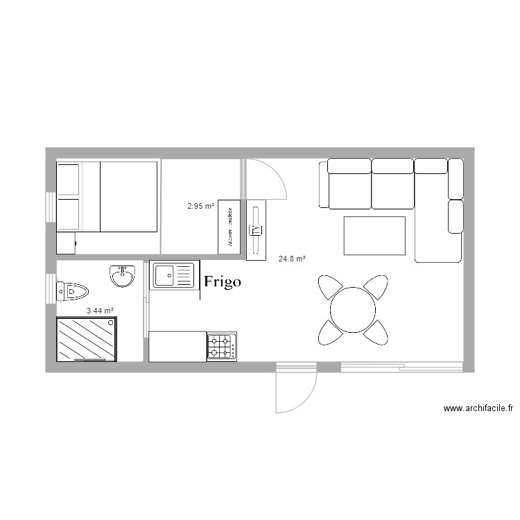 PLAN maison papa et maman 2. Plan de 0 pièce et 0 m2