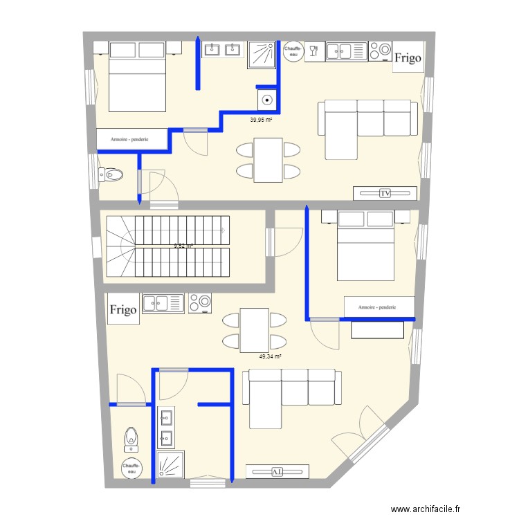 Immeuble 1er bis. Plan de 0 pièce et 0 m2