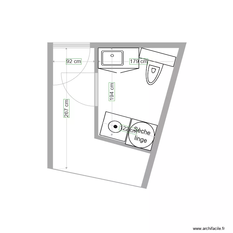 Maison Nantes. Plan de 
