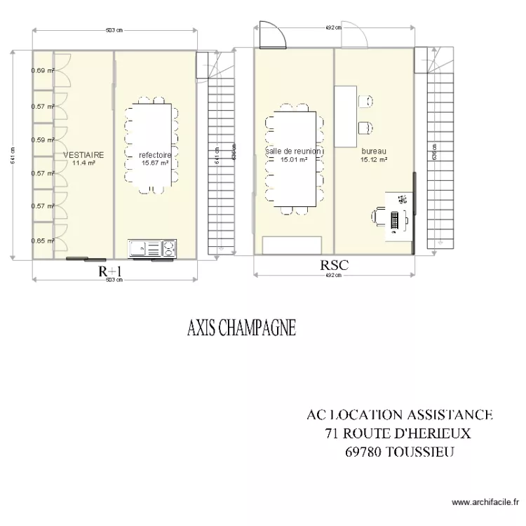 AXIS CHAMPAGNE PLANS BUNGALOWS. Plan de 