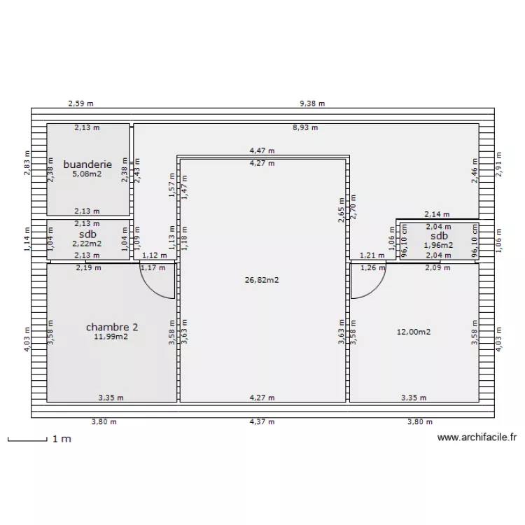&eacute;tage 1 projet 2. Plan de 