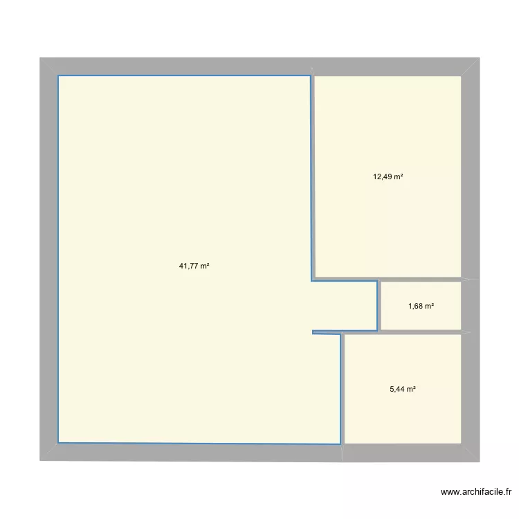 Maison &eacute;tage . Plan de 