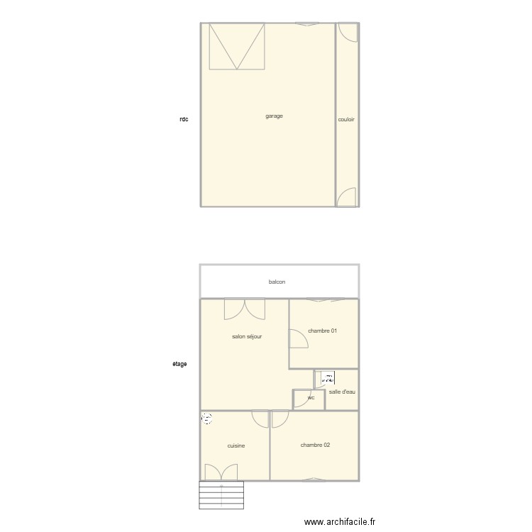 grolleau 1060 am. Plan de 9 pièces et 117 m2