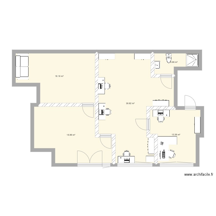 blanchisserie. Plan de 0 pièce et 0 m2