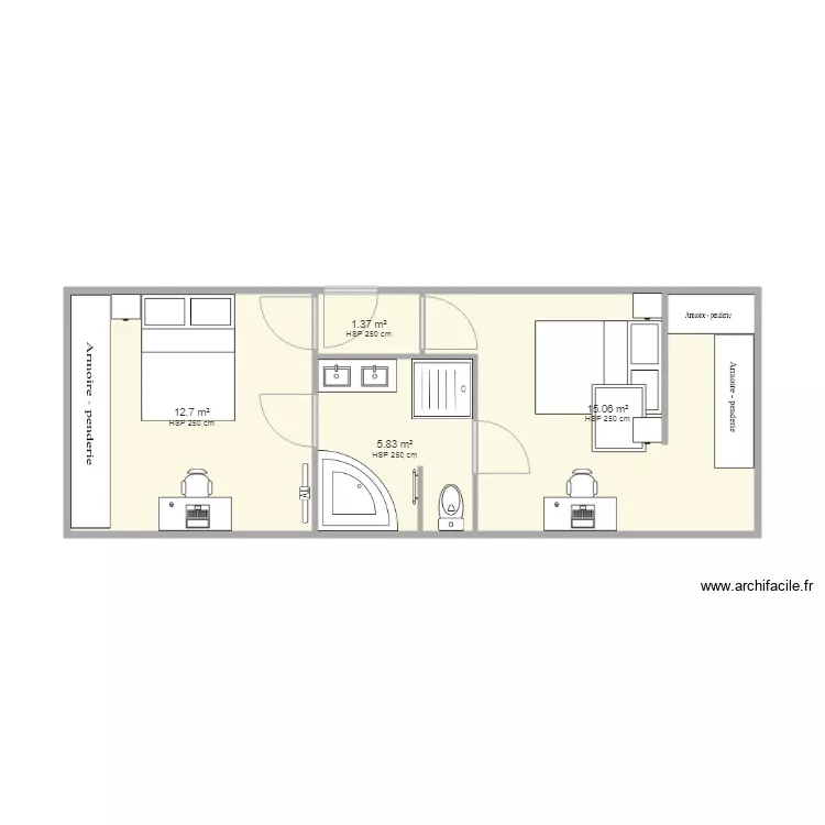 comble thierry et Laurielle v3. Plan de 