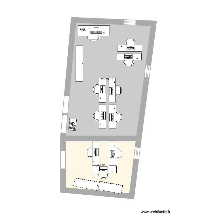 cow. Plan de 0 pièce et 0 m2