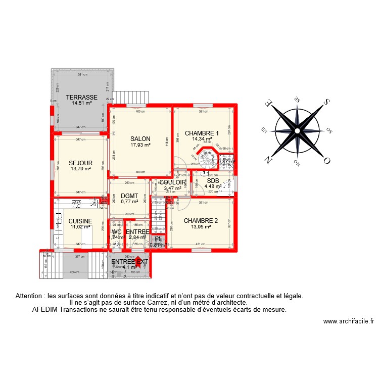 BI 11735 ANNEXES PASCAL. Plan de 27 pièces et 321 m2