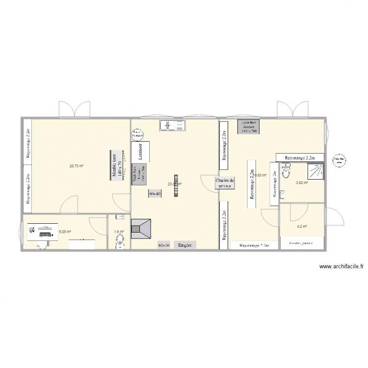 Biscuiterie Hangar. Plan de 0 pièce et 0 m2