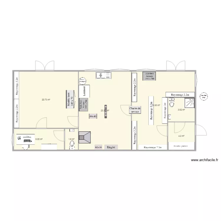 Biscuiterie Hangar. Plan de Biscuiterie Hangar. Plan de