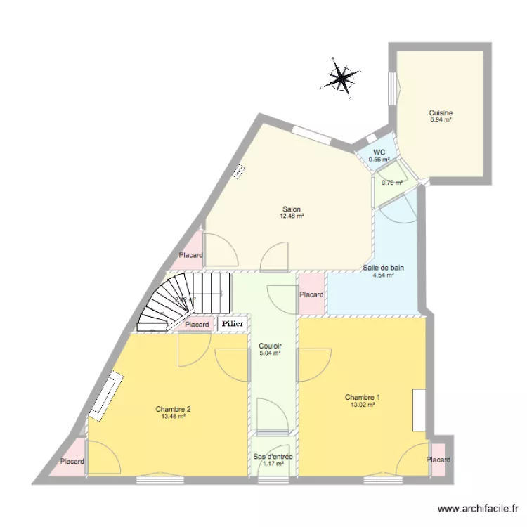 Appartement avant 2. Plan de Appartement avant 2. Plan de