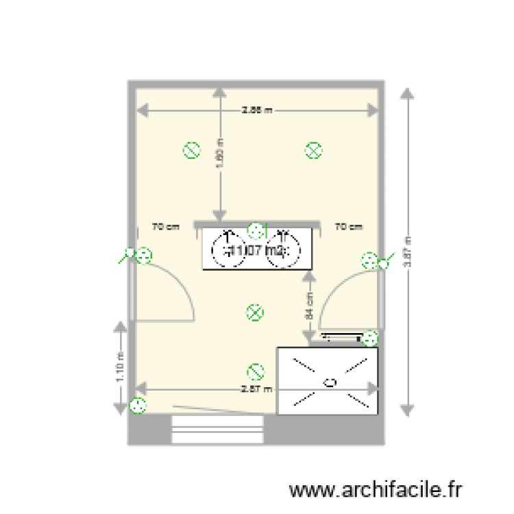 salle de bain filles. Plan de 0 pièce et 0 m2 salle de bain filles. Plan de 0 pièce et 0 m2