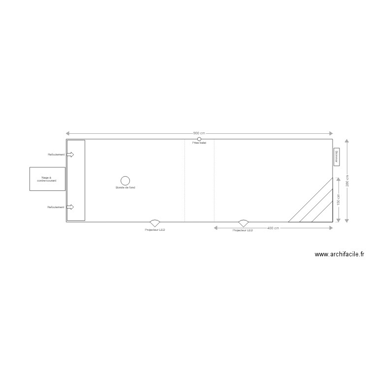 900x280x120150ryden2. Plan de 0 pièce et 0 m2