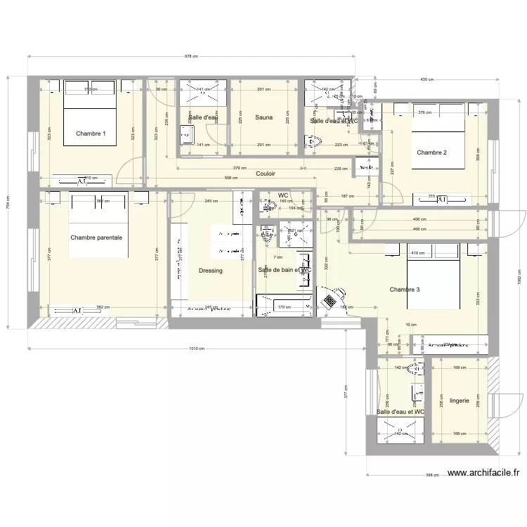 maison linas coin couchage. Plan de maison linas coin couchage. Plan de